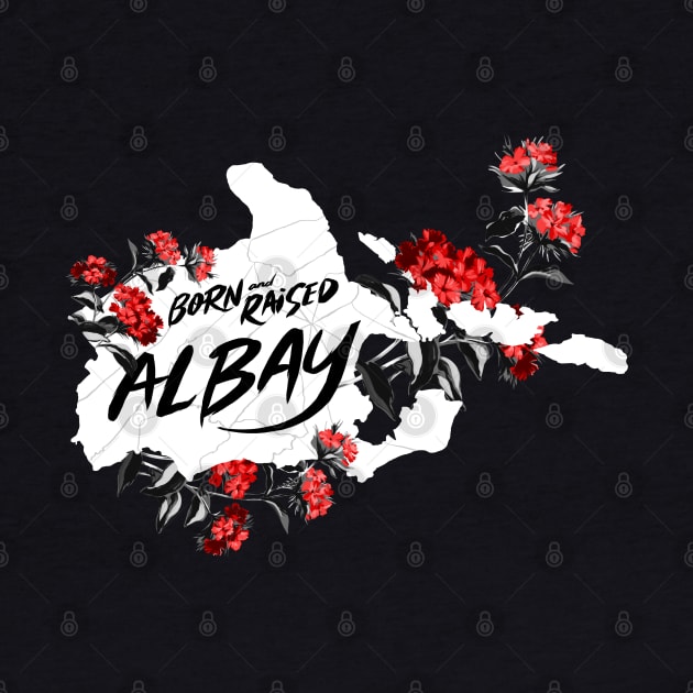 Born and Raised - Albay, Philippines (Red) by pinoytee